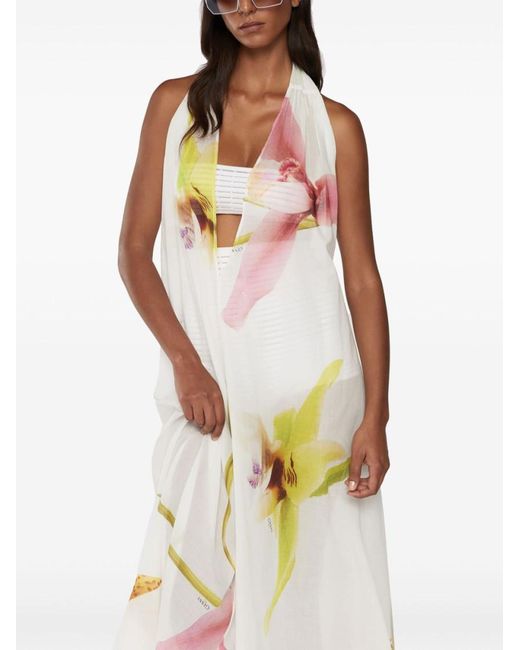 Genny White Cotton Dress
