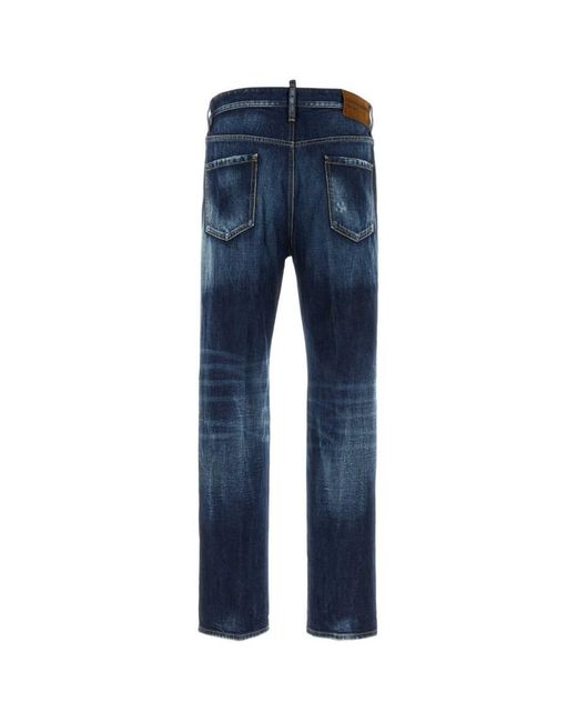 DSquared² Blue Classic Denim Pants for men
