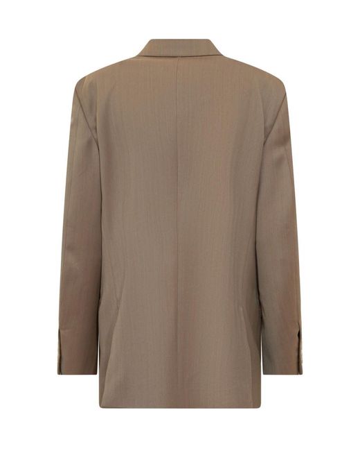 ARMARIUM Brown Solid Notched Lapel Blazer