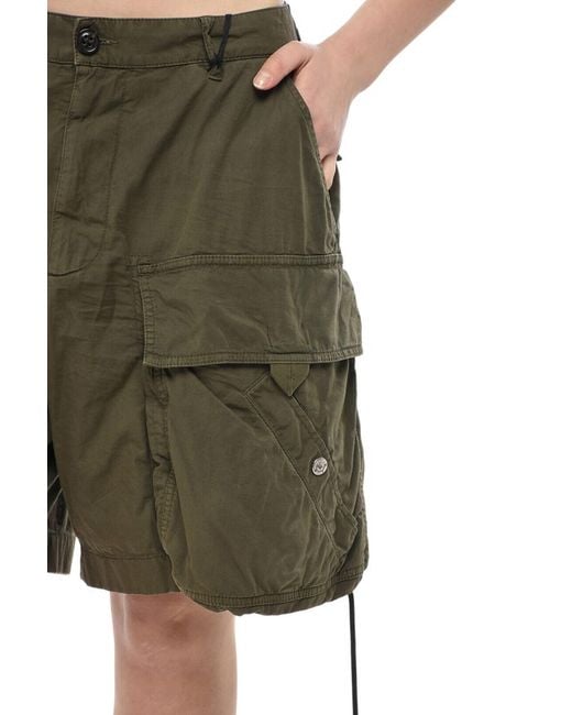 DSquared² Green Cargo Shorts