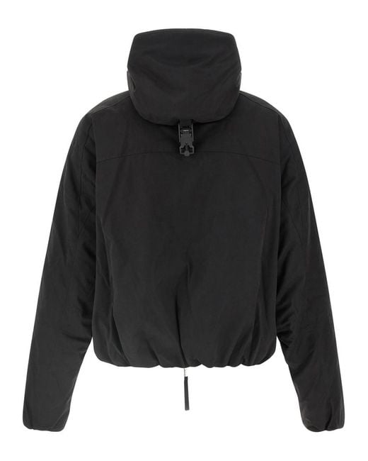 Thom Krom Black Solid Hood Jacket for men
