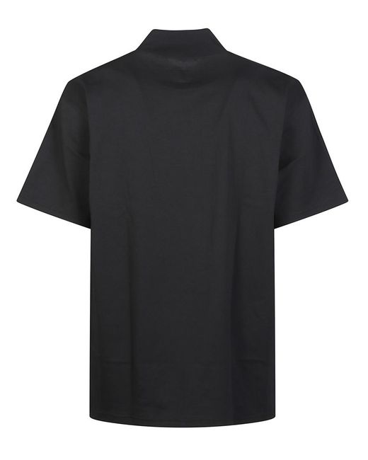 Needles Black High-Neck T-Shirt for men