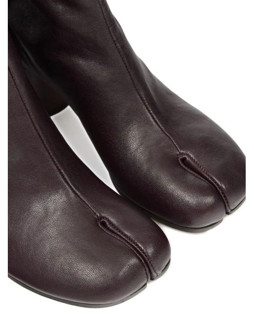 Maison Margiela Brown Solid Tabi Boots