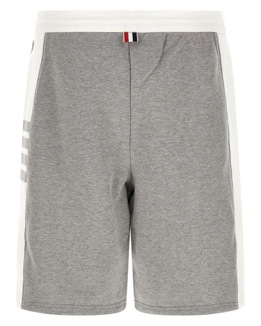 Thom Browne Gray Regular Shorts for men