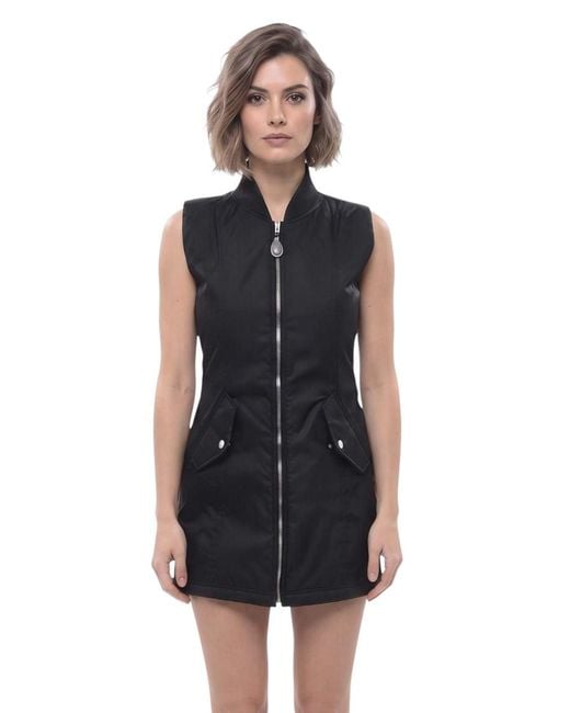 Gucci Black Solid Mini Dress