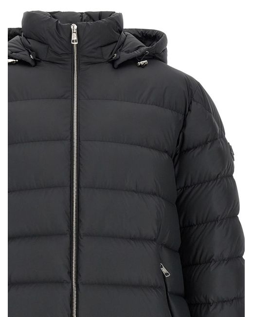 Moncler Black Quilted Down Jacket for men