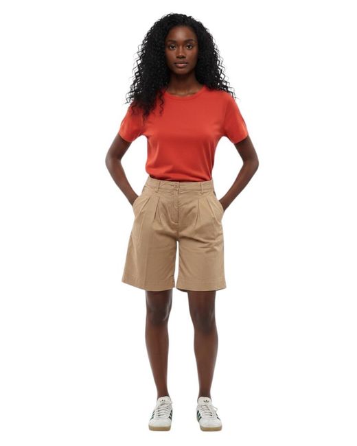 Woolrich Orange Solid Shorts