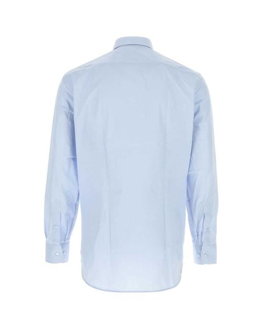 Etro Blue Regular Shirt for men