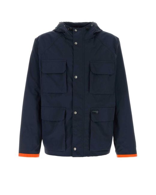 Fay Blue Nylon Windbreaker for men