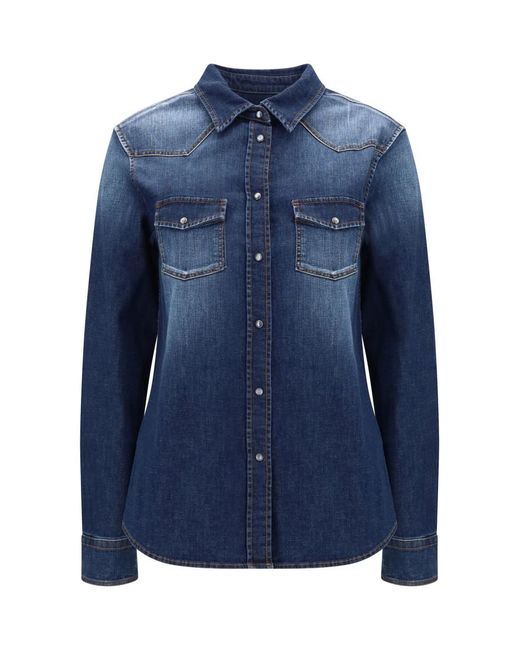Jacob Cohen Blue Regular Solid Shirt