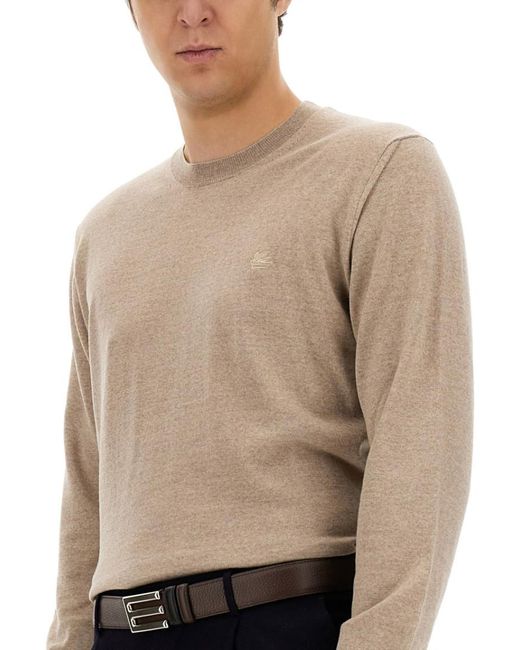 Etro Natural Logo Sweaters for men