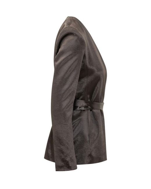 Boss Black Solid V Neck Blazer