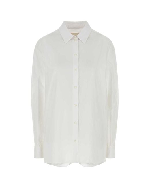Givenchy White Shirt Split Back Oversized