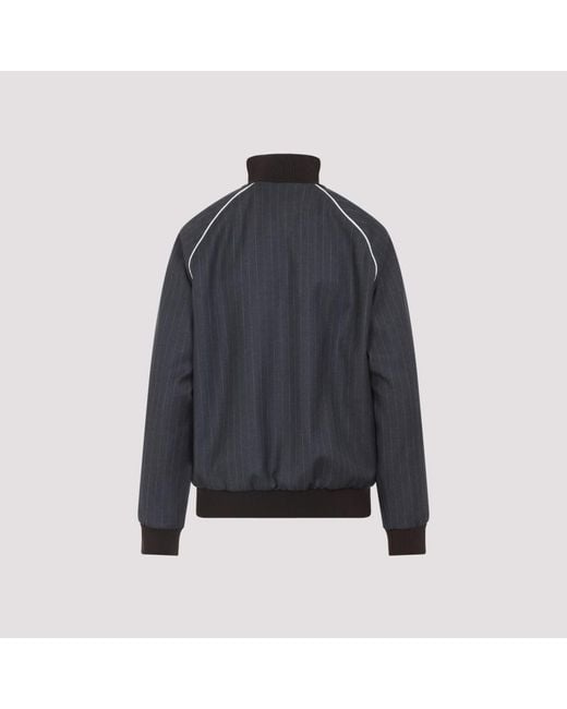 Miu Miu Blue High Neck Pullover