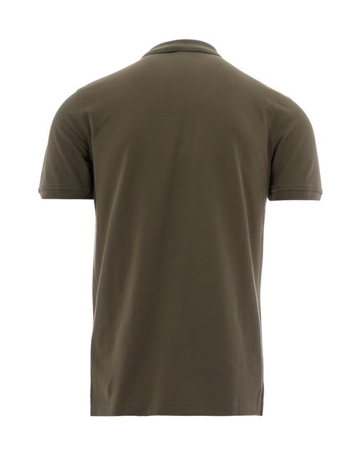 K-Way Green Solid Shirt Collar Polo for men