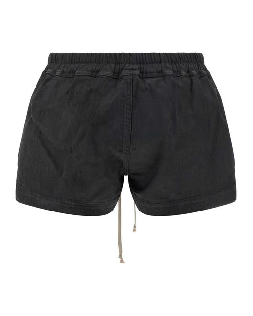 Rick Owens Black Fog Boxers Shorts