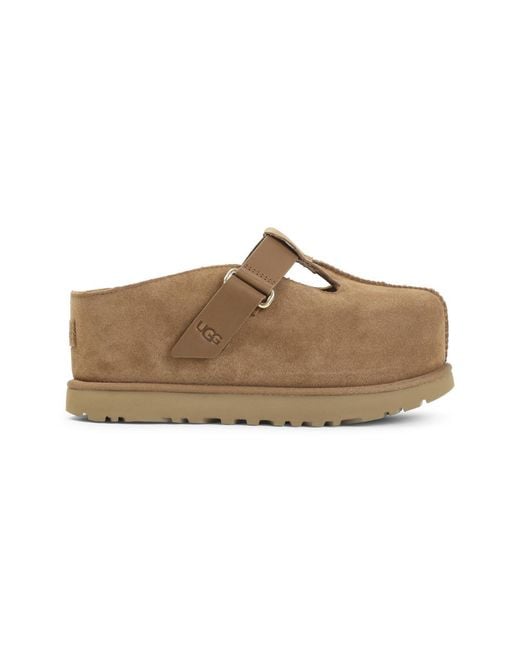 Ugg Brown Chestnut Slip-On Mules