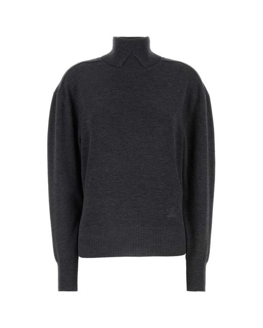Burberry Blue Turtle Neck Sweater