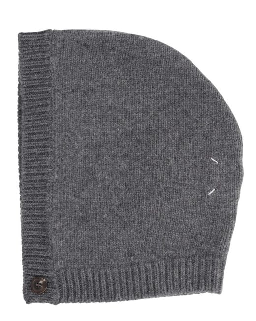 Maison Margiela Gray Solid Winter Hat for men