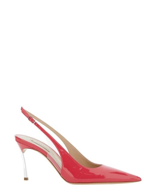 Casadei Pink Slingback Pumps