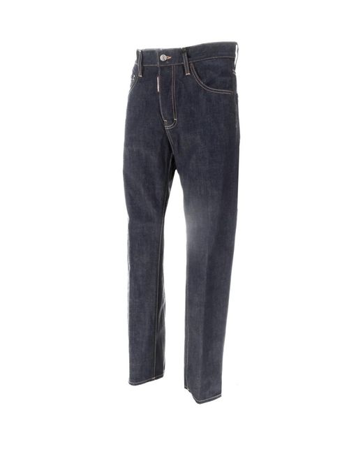 DSquared² Blue Regular Jeans for men