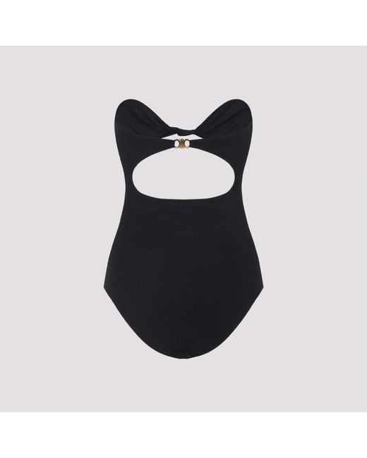 Céline Black Polyamide One-Piece