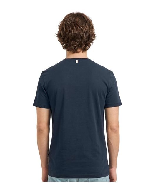 Boss Blue Solid T-Shirt for men