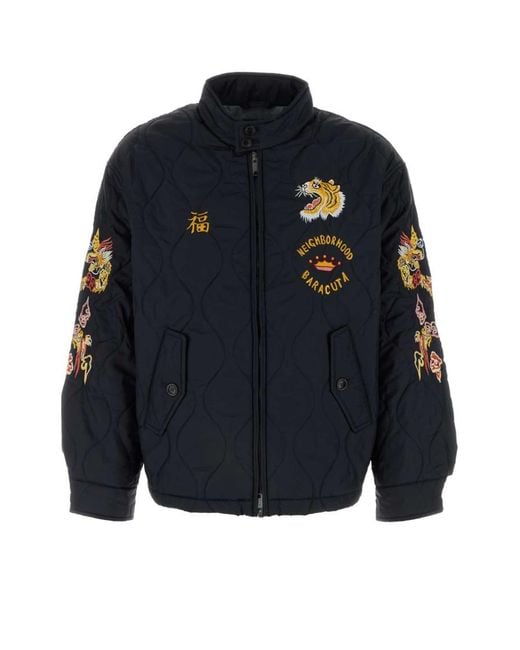 Baracuta Blue Nylon Jacket for men