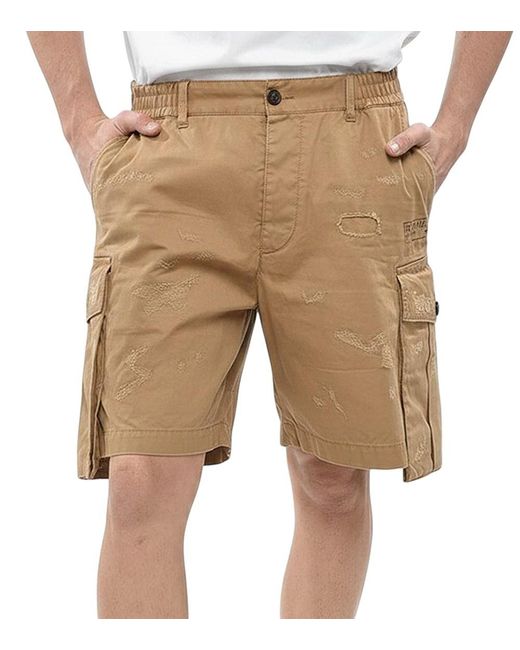 DSquared² Natural Regular Cargo Shorts for men
