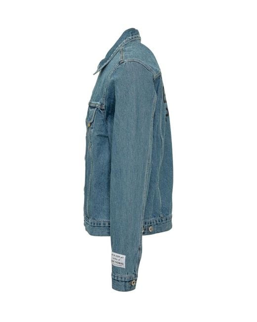 GALLERY DEPT. Blue Solid Shirt Collar Jacket for men