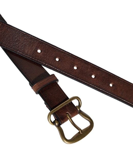 DSquared² Brown Solid Formal Belt for men