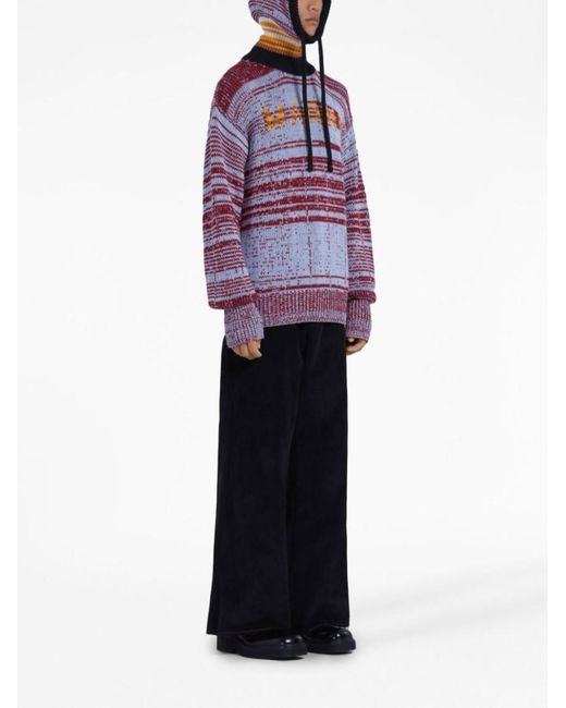 Marni Red Logo Sweater for men