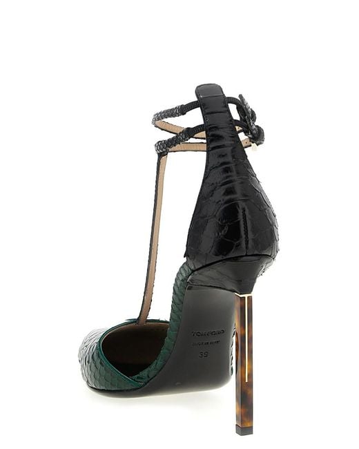 Tom Ford Black Leather Heels