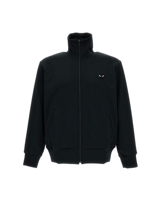 Comme des Garçons Blue Turtle Neck Jacket for men