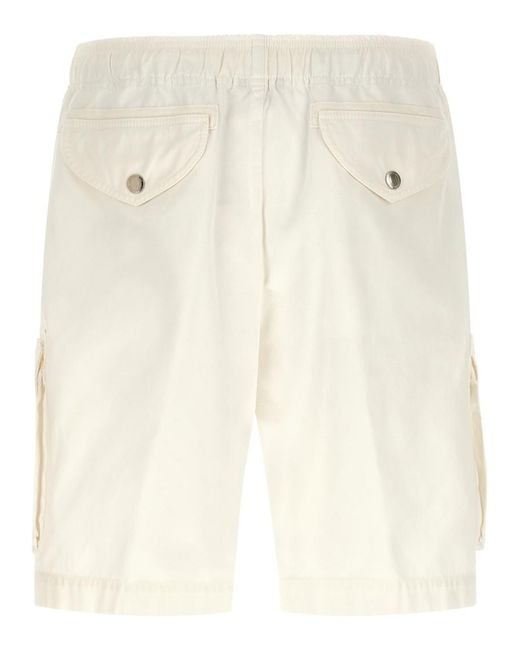 Brunello Cucinelli Natural Solid Shorts for men