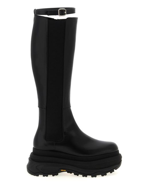 Sacai Black 'Long Boots' Boots