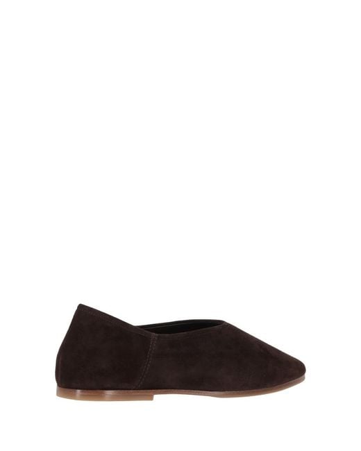 L'Agence Brown Solid Ballet Flats