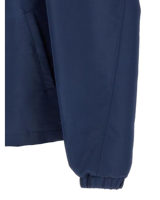 Givenchy Blue Hood Jackets for men