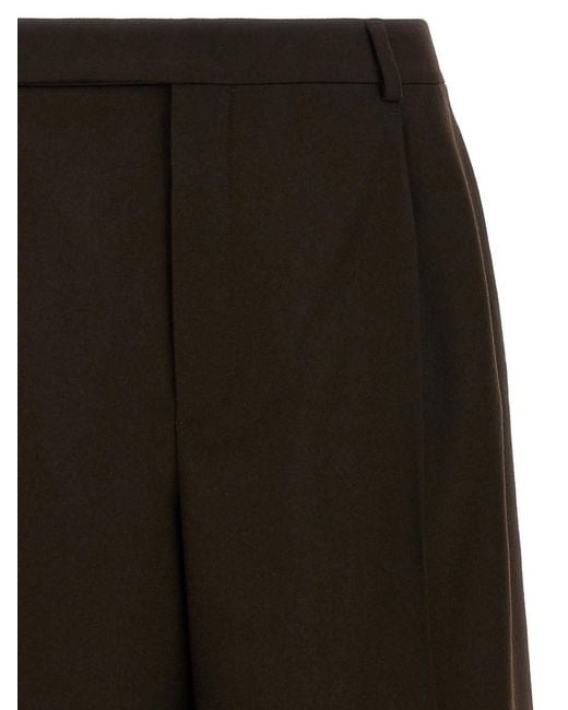 Saint Laurent Black Solid Shorts for men