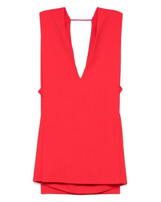 Sportmax Red Agrume Dress