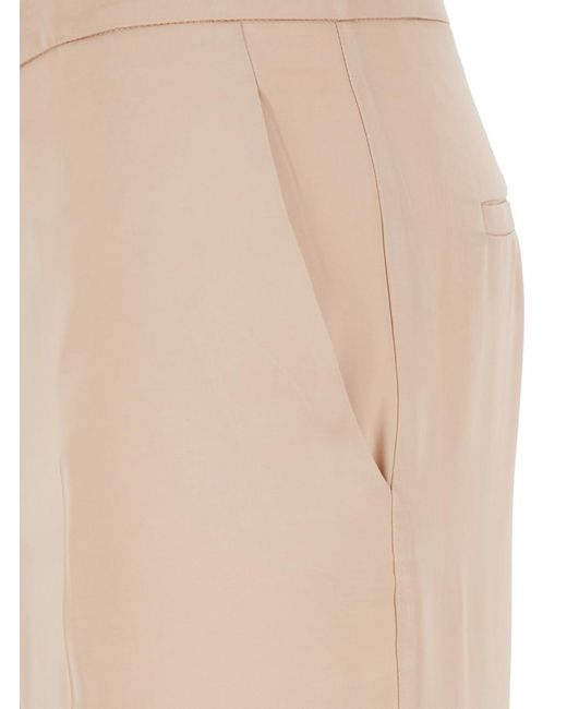 Jucca Natural Relaxed Flat Front Pants