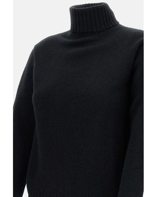 Drumohr Black High Neck Sweater