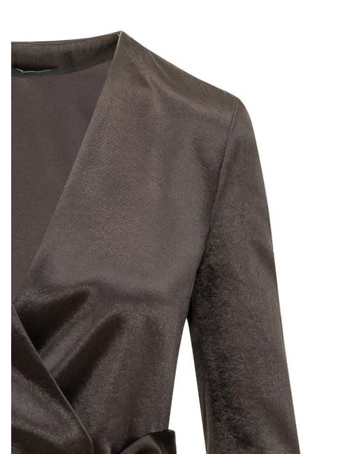 Boss Black Solid V Neck Blazer