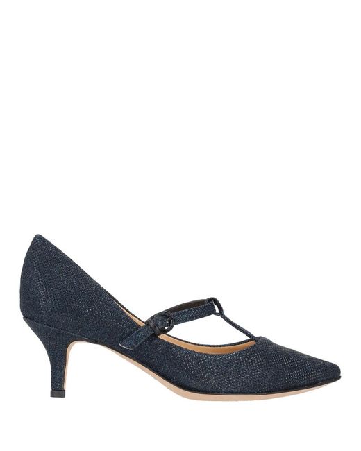LA ROSE Blue Pointed-Toe Pumps