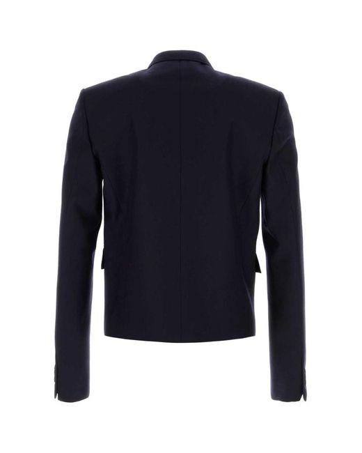 Loewe Blue Wool Blazer for men