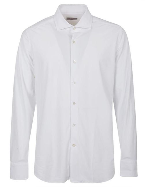 Sonrisa White Solid Shirt for men