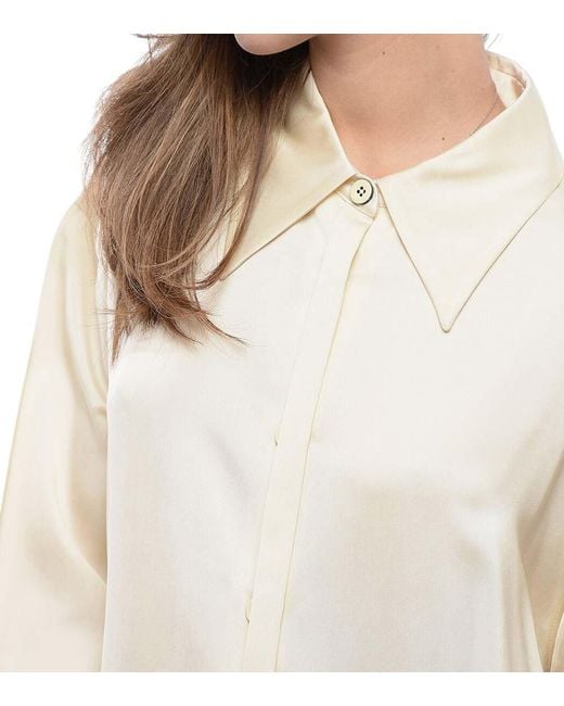 Jil Sander White Loose Solid Shirt