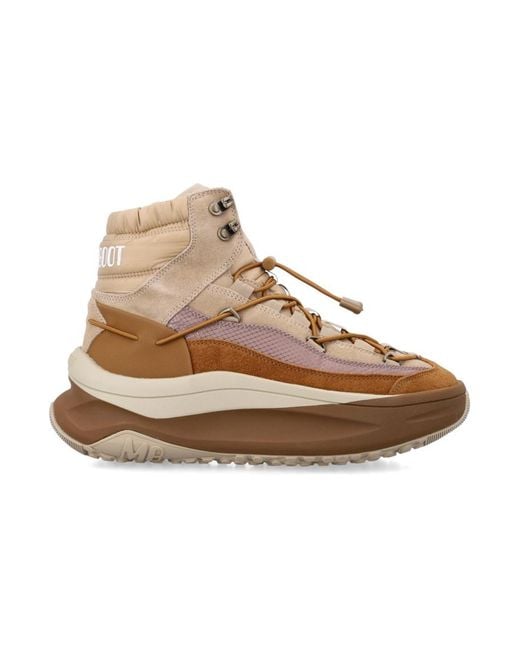 Moon Boot Natural Lace Up Sneaker