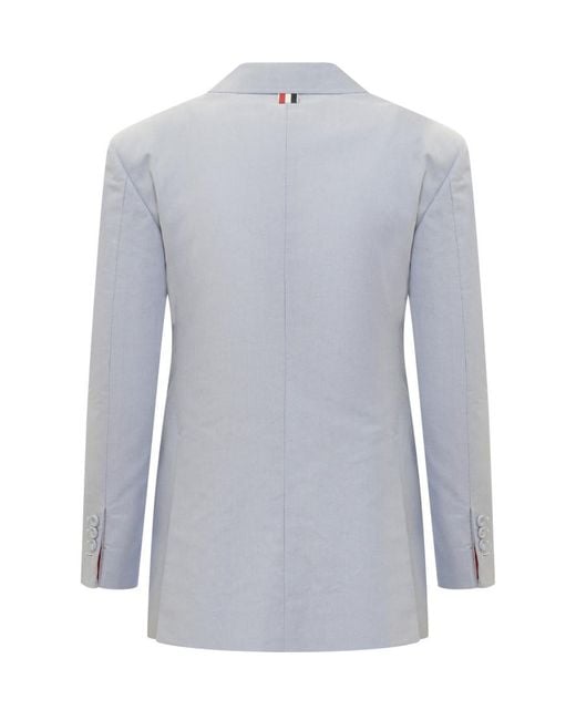 Thom Browne Blue Sport Blazer