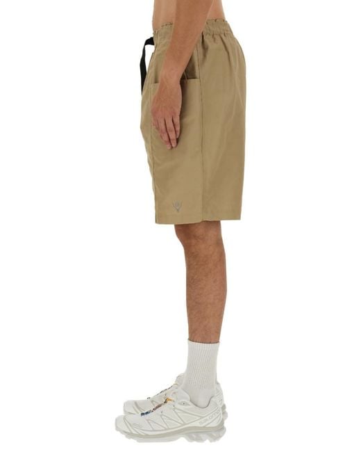 South2 West8 Natural Solid Shorts for men